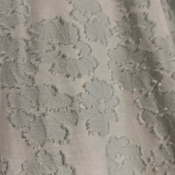 LOFT Women's Soft Blue Floral Blouse - Picture 5 of 5